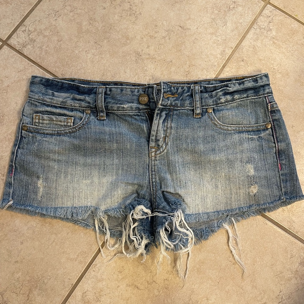 Victoria’s Secret PINK low rise mini Jean short